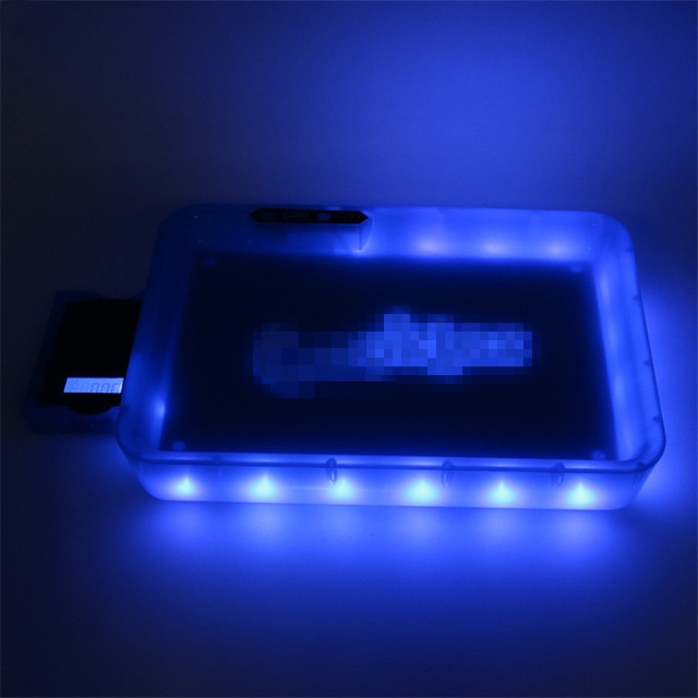 Led Rolling Tray with Scale Smoking Accessories Tobacco Glow Weed